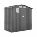 Abri en Acier Galvanisé 4m² Gris Anthracite